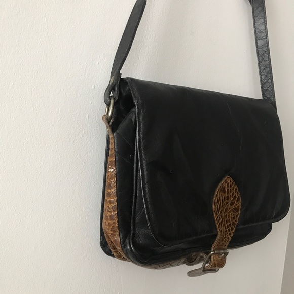 Vintage Leather Saddle Bag - Picture 3 of 15